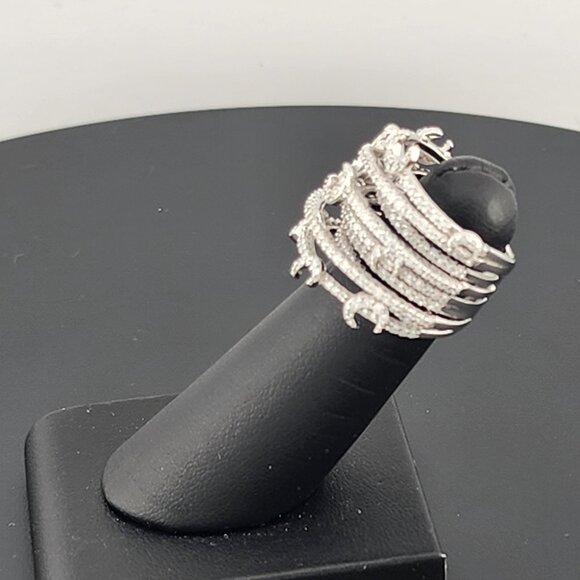 Sterling Silver Moon Ring – Unique Celestial Gift for Her - Picture 2 of 8